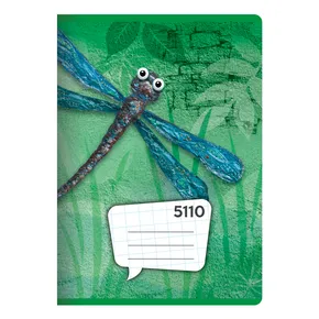 A5 Notizbuch, 10 Blatt - kariert 5110